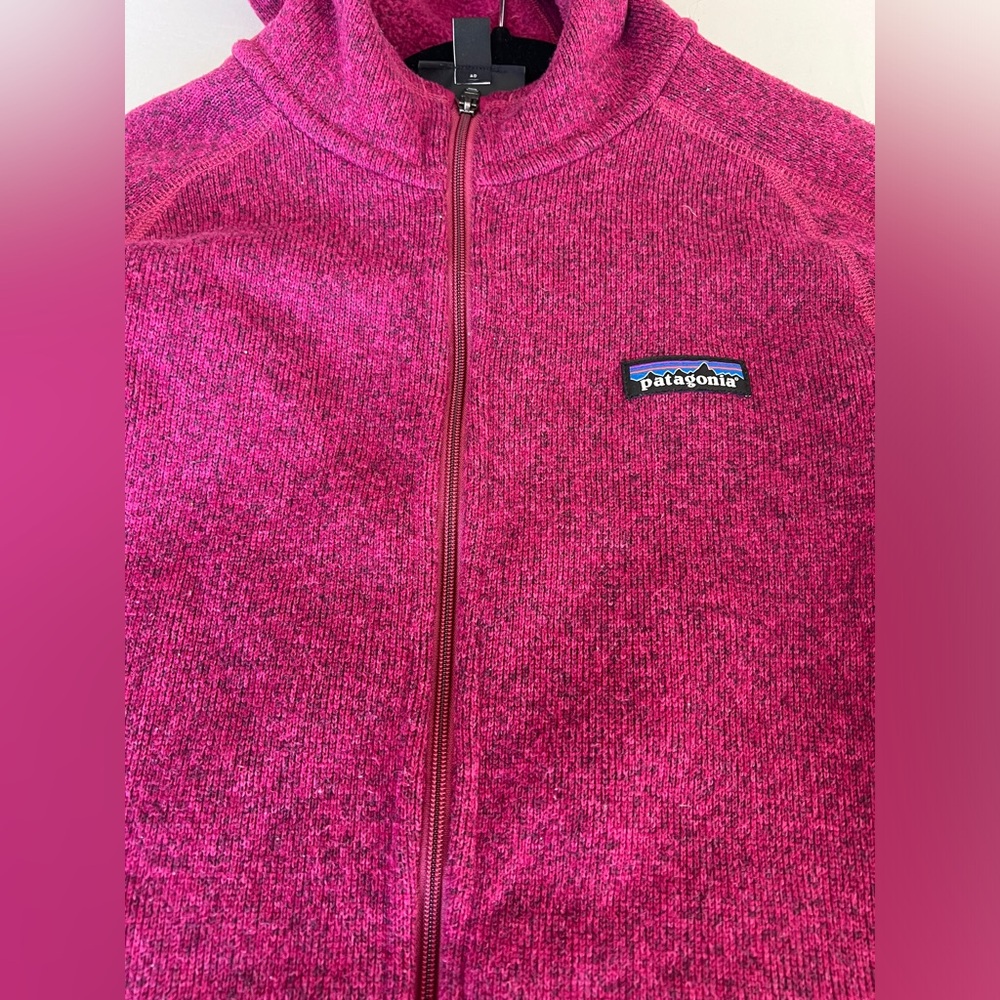 Patagonia full zip maroon sweater
